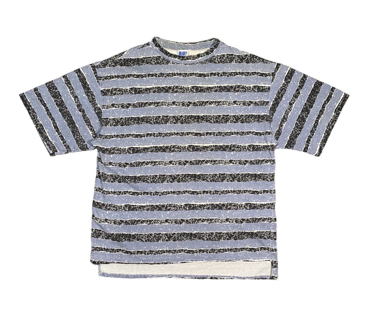 Japanese Brand × Vintage VINTAGE BLUE WAVE NAVAJO STRIPE STYLE T SHIRT MADE IN USA Size US L / EU 52-54 / 3 - 1 Thumbnail