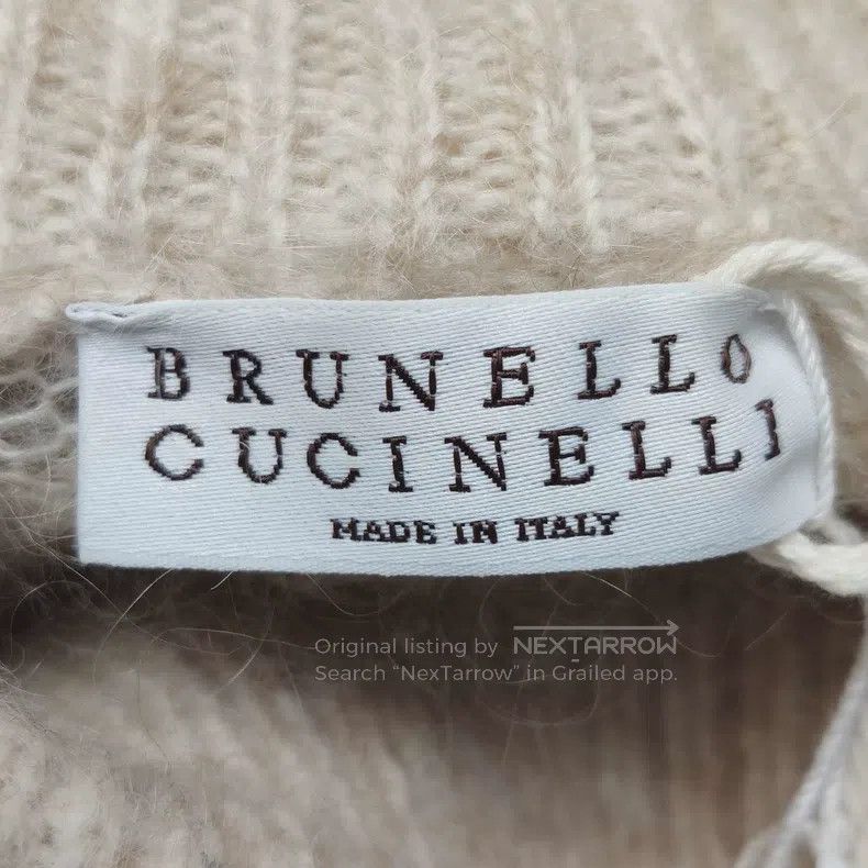 Brunello Cucinelli Brunello Cucinelli Wool and mohair blended sequin decorati Size M / US 6-8 / IT 42-44 - 5 Thumbnail