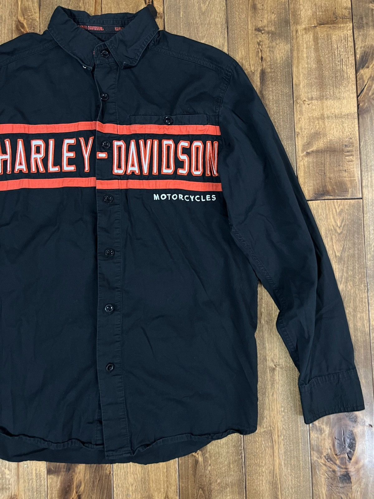 Harley Davidson × Vintage Vintage Harley Davidson Button up Shirt Size US S / EU 44-46 / 1 - 5 Thumbnail