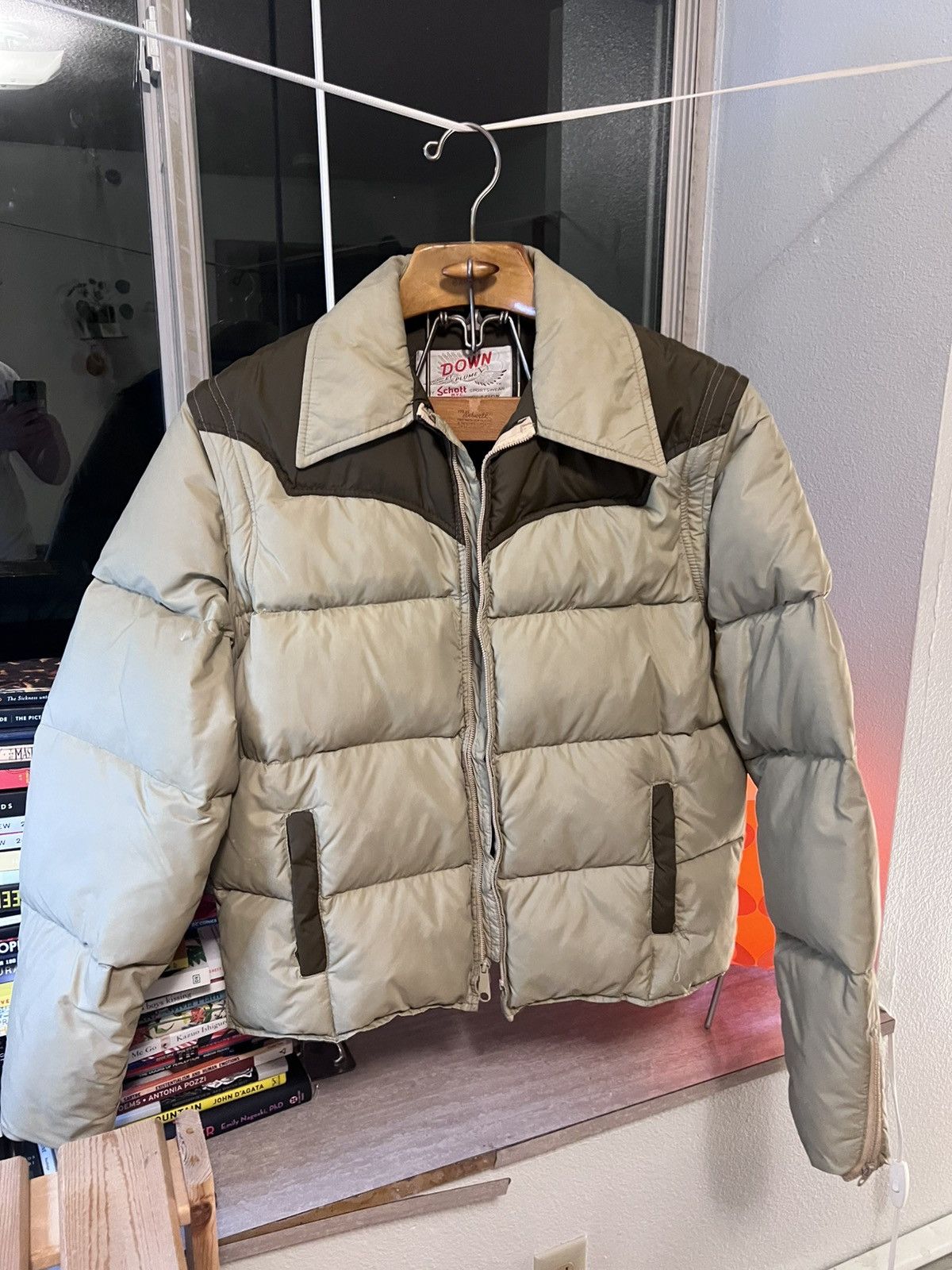 Vintage Brown Puffer Jacket