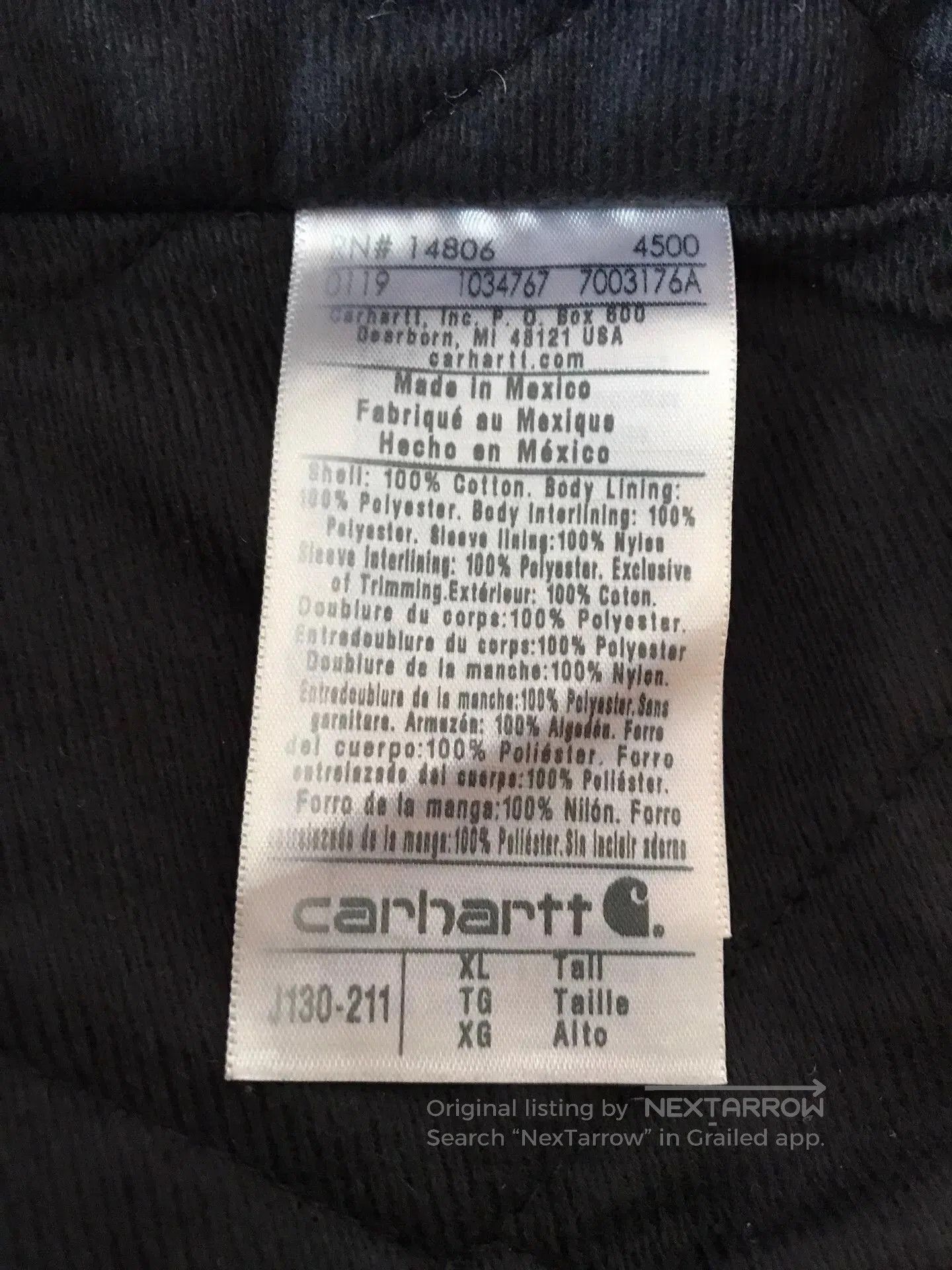 Carhartt Carhartt J130 Brown XL. Size US XL / EU 56 / 4 - 9 Thumbnail