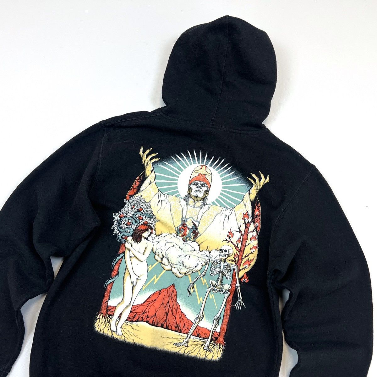 Band Tees × Vintage Vintage Ghost Black Cotton Hard Rock Band Hoodie Size S Size US S / EU 44-46 / 1 - 4 Thumbnail