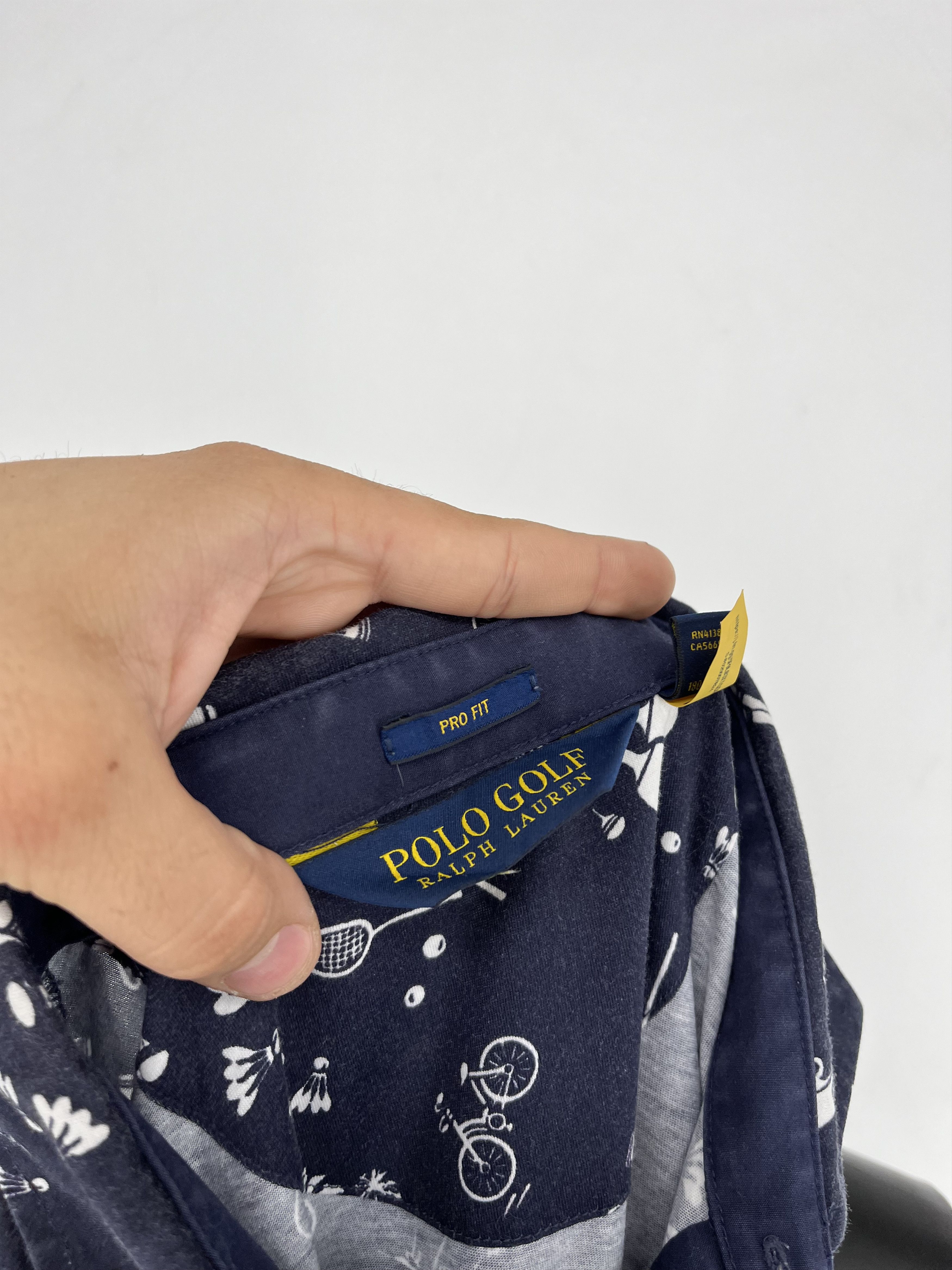 Polo Ralph Lauren × Ralph Lauren × Vintage Polo Golf Ralph Lauren Printed Pima Jersey Polo Weekend Size US L / EU 52-54 / 3 - 11 Thumbnail