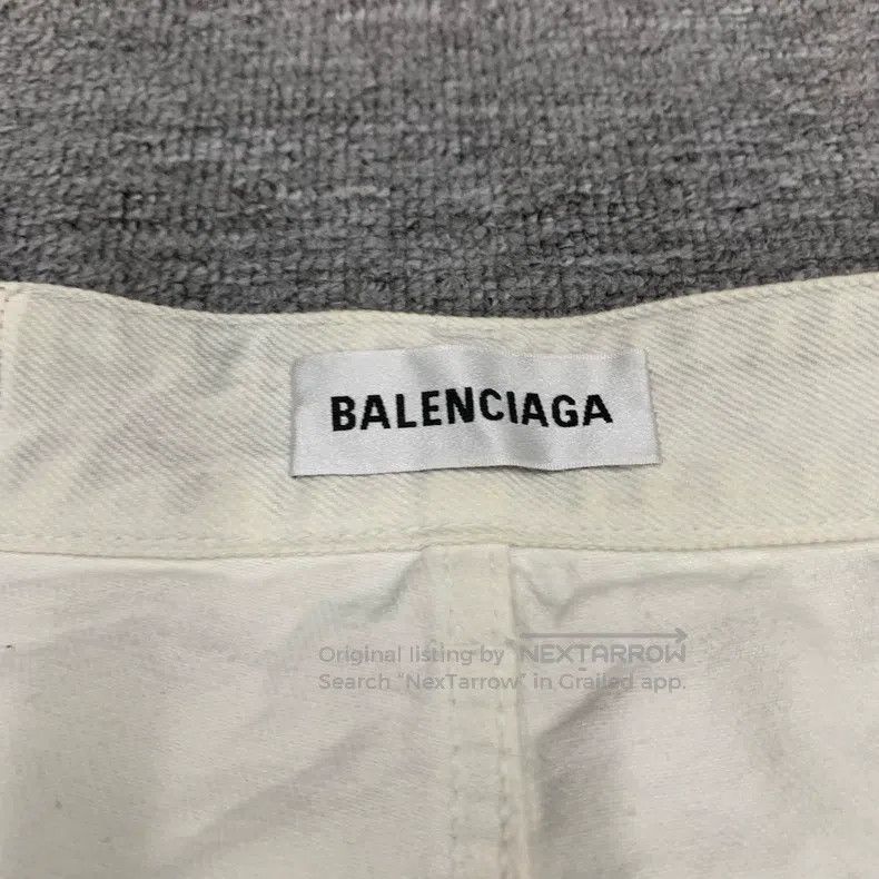 Other Balenciaga White destroyed hole button denim jeans Size 25" / US 0 / IT 36 - 7 Thumbnail