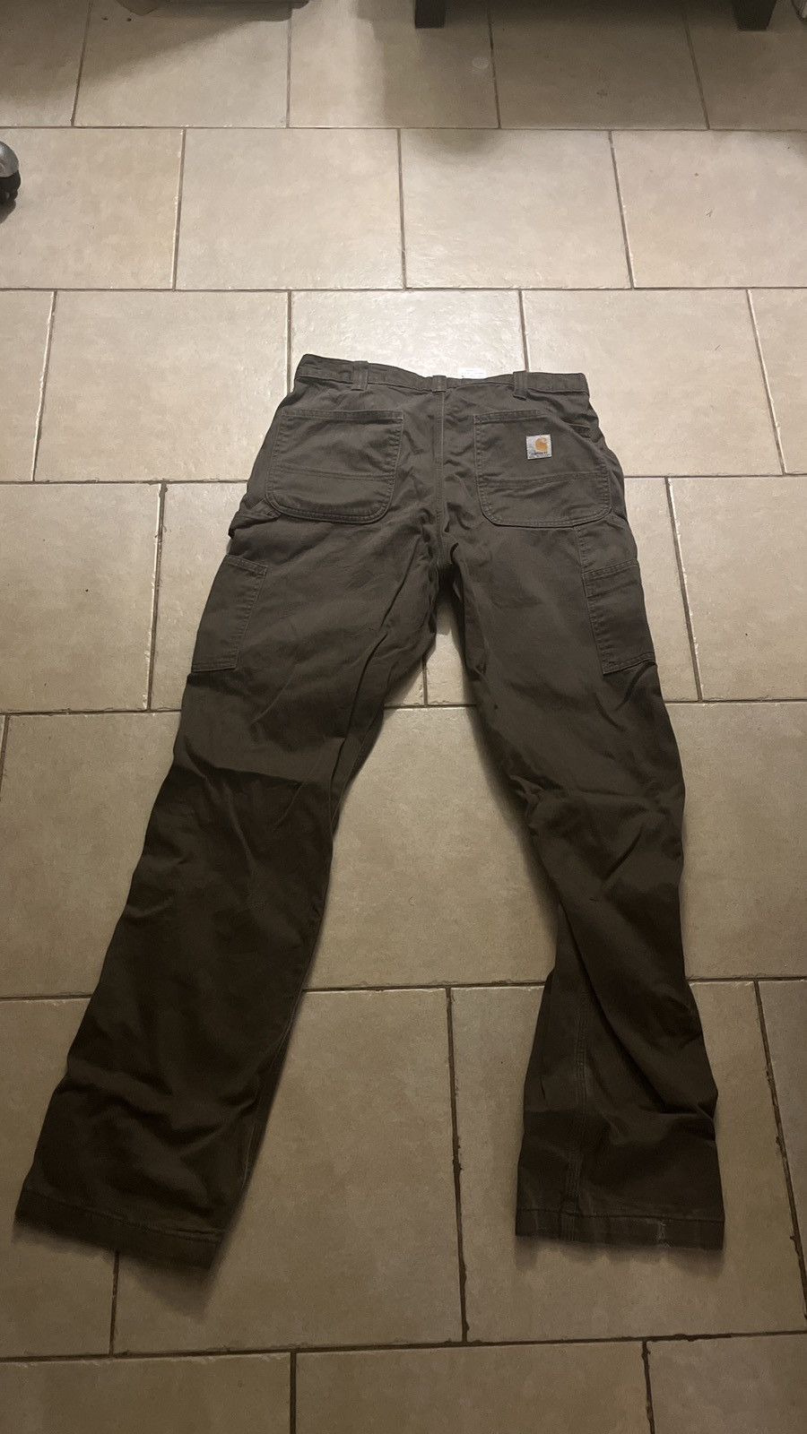 Carhartt Carhartt B324 Relaxed Fit Washed Canvas Carpenter Pants Size US 34 / EU 50 - 2 Thumbnail