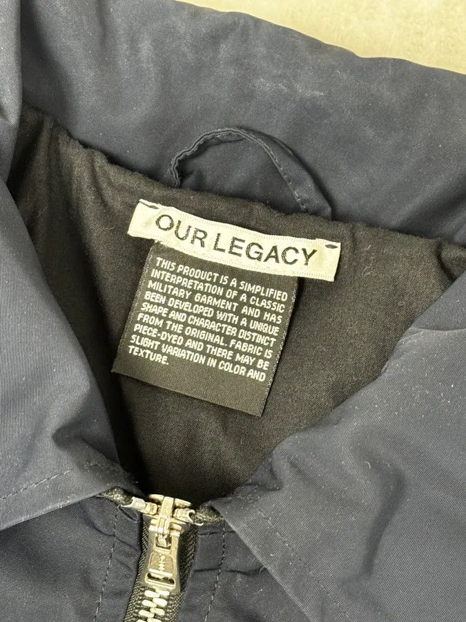 Our Legacy Our Legacy Navy Military Garment Bomber Jacket Size US M / EU 48-50 / 2 - 10 Thumbnail