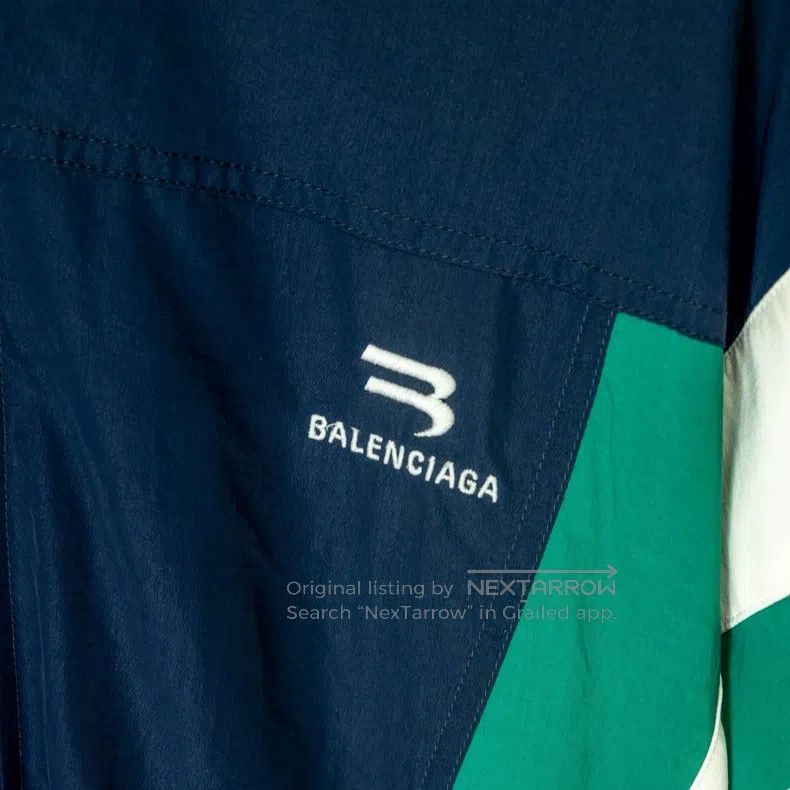 Balenciaga Balenciaga Embroidered Patchwork Blue-Green Retro School U Size US S / EU 44-46 / 1 - 4 Thumbnail