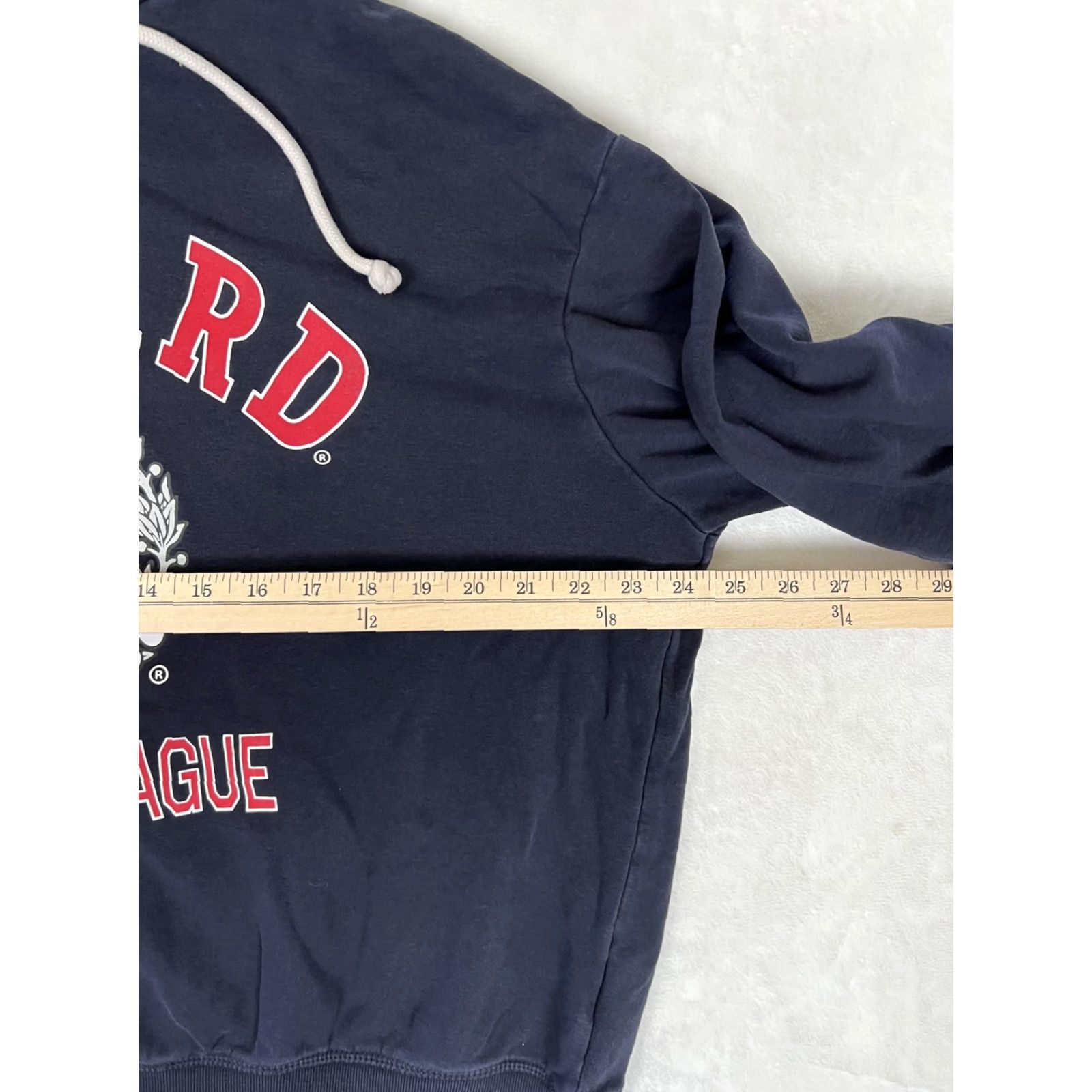 H&M Harvard Hoodie Sweatshirt Womens M Blue NCAA H&M Retro VTG Pullover Hooded Size M / US 6-8 / IT 42-44 - 4 Thumbnail