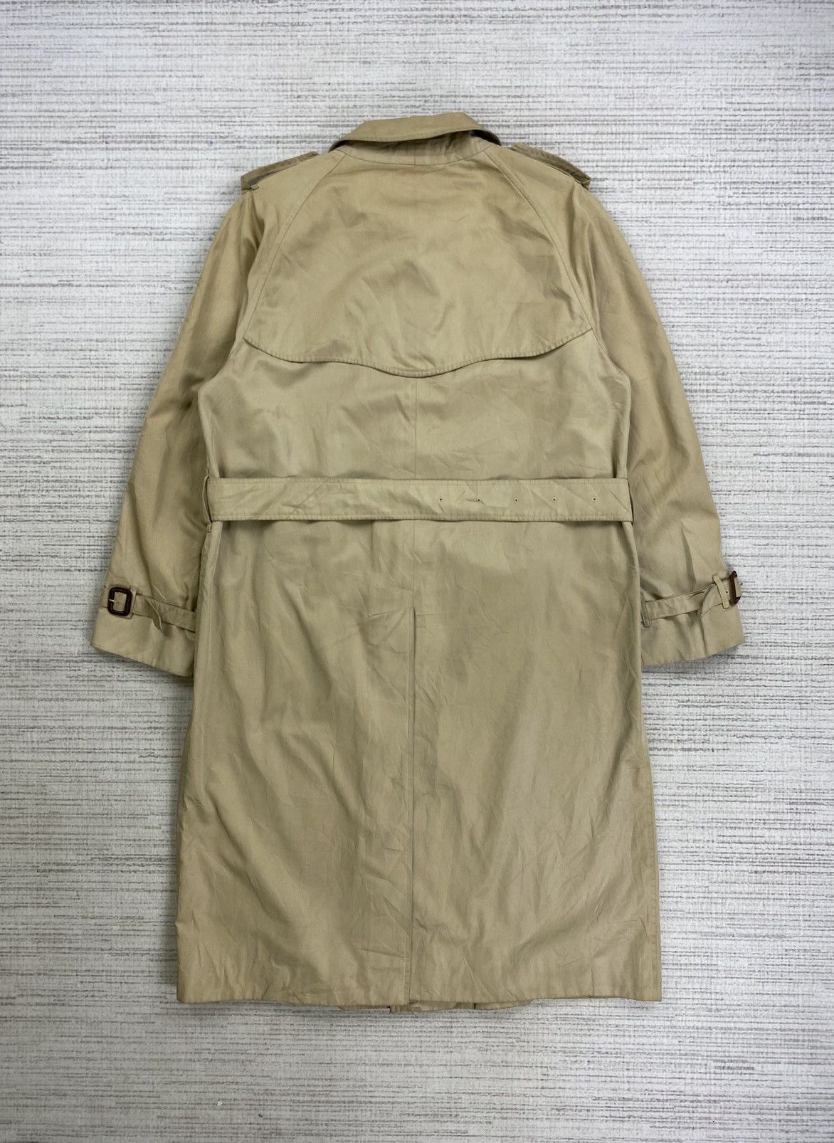 Burberry Vintage 90s Burberrys Nova Check Trench Coat Jacket Size US M / EU 48-50 / 2 - 3 Thumbnail