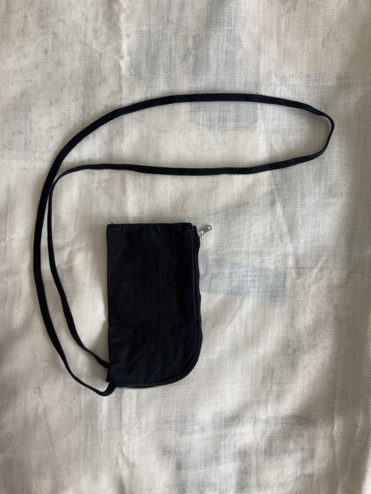 Rick Owens Rick Owens DRKSHDW Black Cotton Ripstop Phone Holder Pouch Size ONE SIZE - 2 Thumbnail