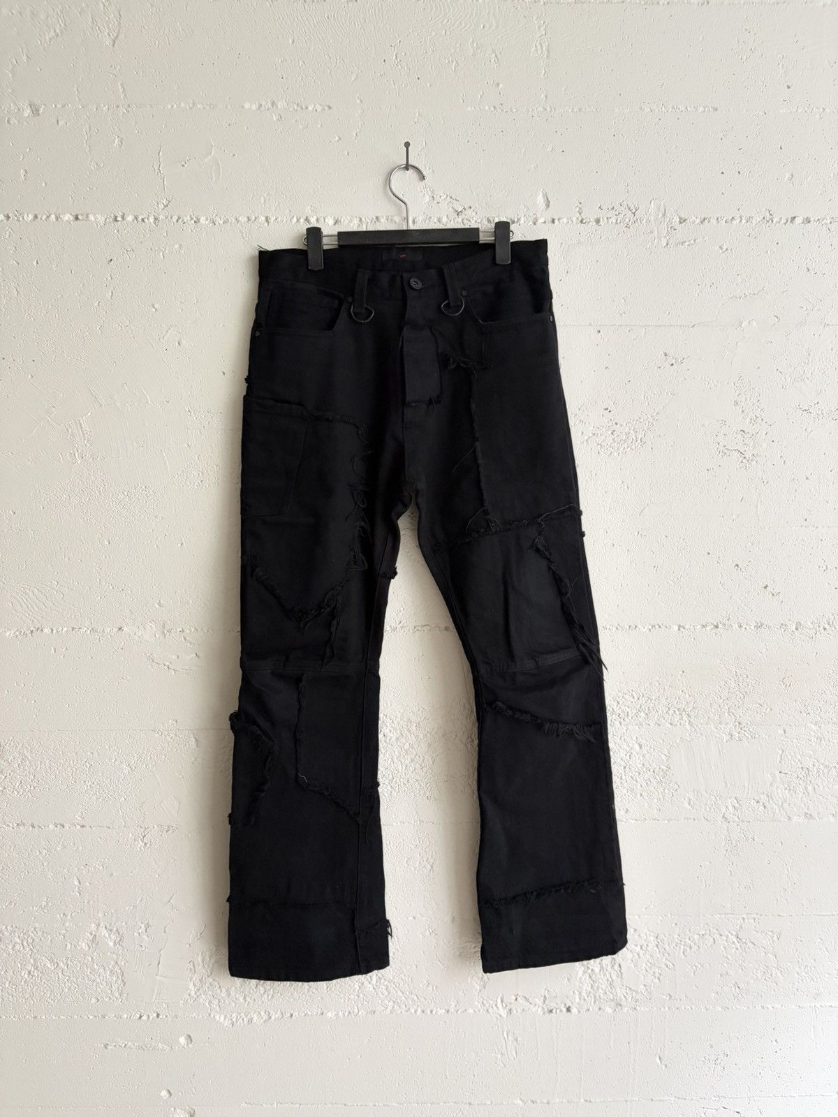 Undercover ANT/ANTI Bootcut Scrap Denim / Black Overdye Size US 31 - 1 Thumbnail