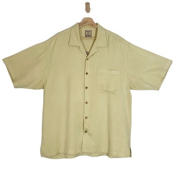Tommy Bahama Tommy Bahama Silk Button Down Shirt Size Large Size US L / EU 52-54 / 3 - 2 Thumbnail