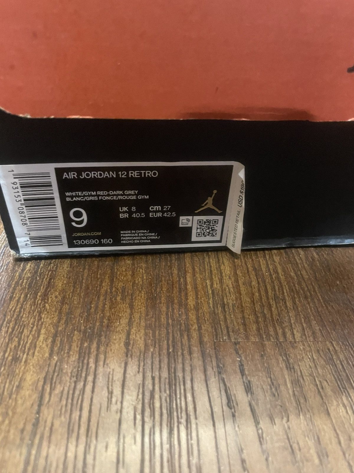 Jordan Brand Air Jordan 12 Dark Grey 2020 Size US 9 / EU 42 - 8 Thumbnail