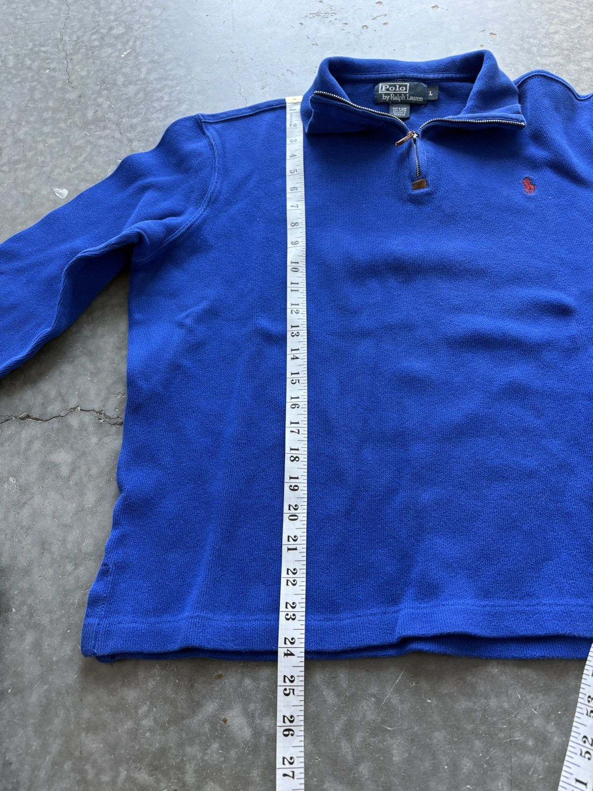 Polo Ralph Lauren Vintage Y2K Polo Ralph Lauren Quarter Zip Sweatshirt Size US L / EU 52-54 / 3 - 7 Thumbnail