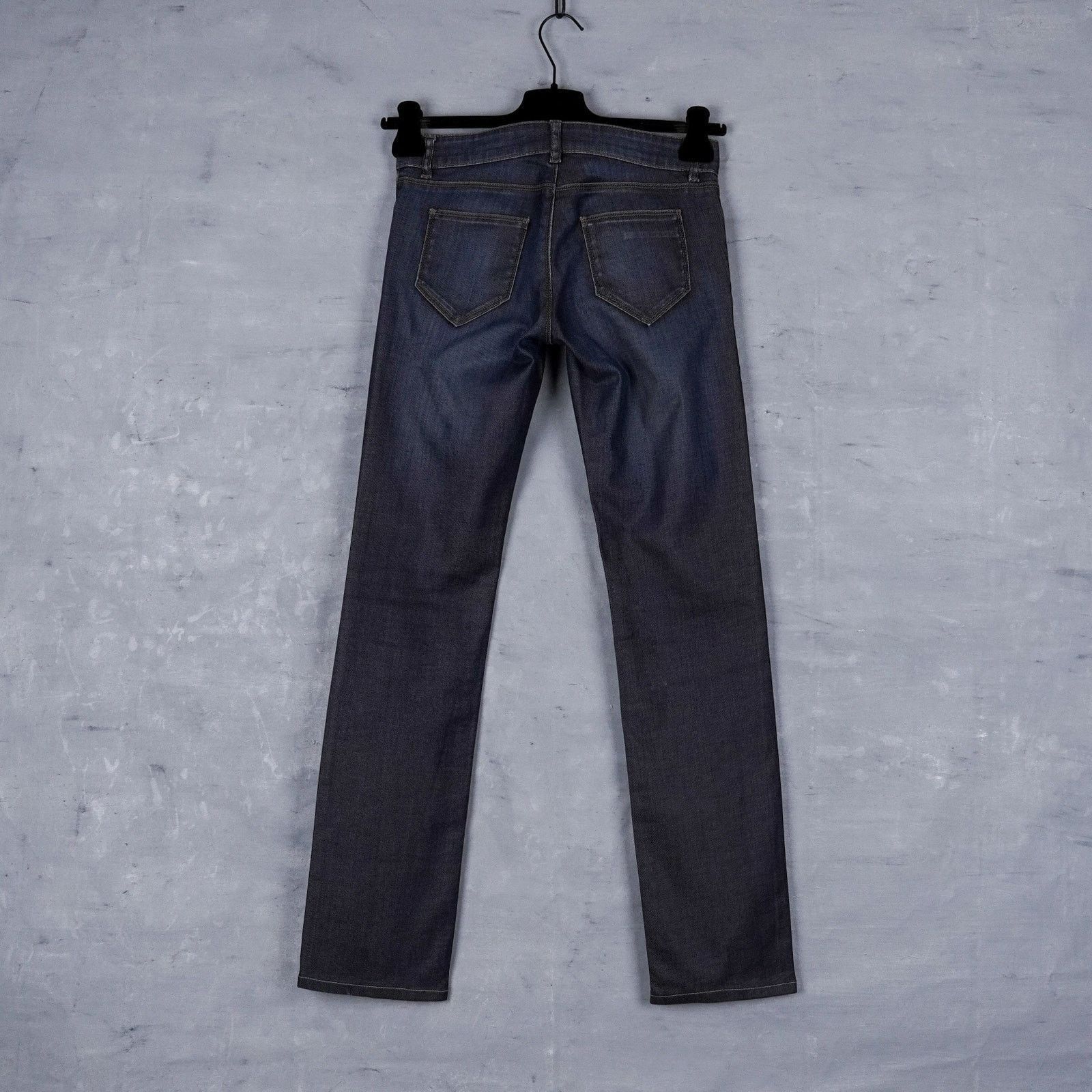 Prada Vintage prada raw dark blue womens contour fit pants jeans Size 26" / US 2 / IT 38 - 3 Thumbnail