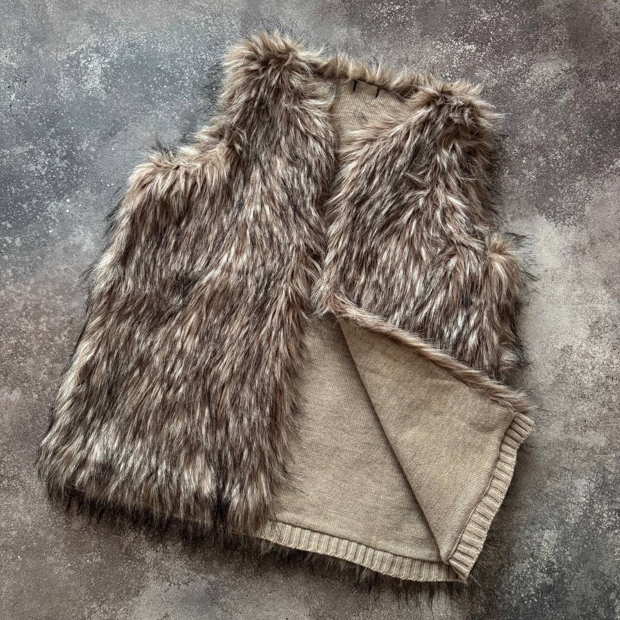 Hysteric Glamour × Japanese Brand × Vintage Amazing 2000’s Aesthetic Vintage Faux Fur Vest Size M / US 6-8 / IT 42-44 - 7 Thumbnail