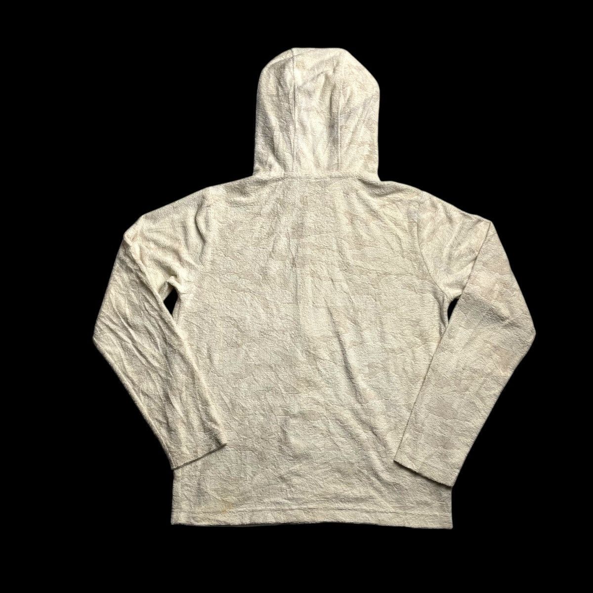 Issey Miyake 🇯🇵 TETE HOMME ISSEY MIYAKE PLEATED ZIPPER HOODIE SWEATER Size US L / EU 52-54 / 3 - 2 Thumbnail