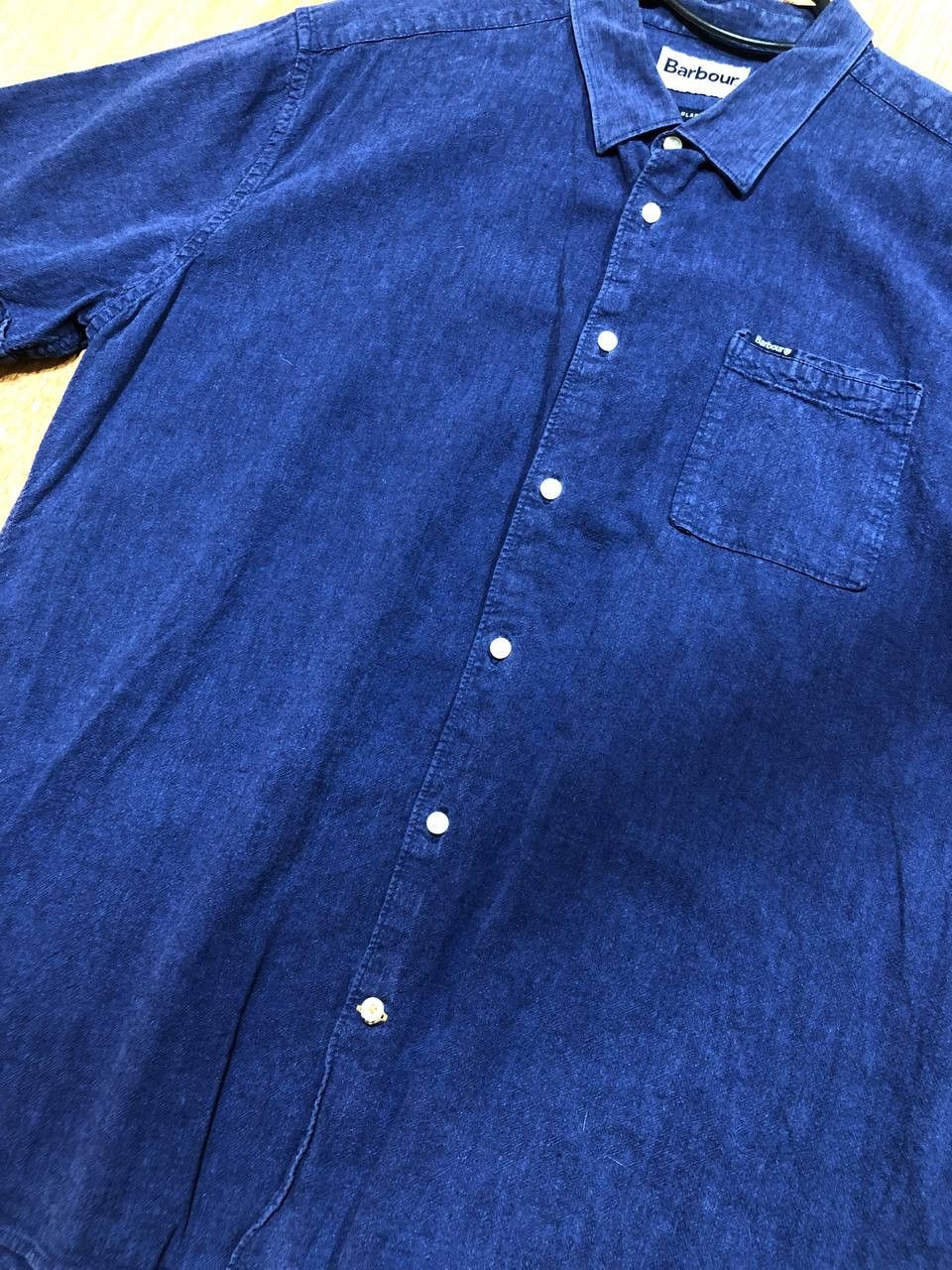 Barbour luxury shirt Barbour blue Vintage streetwear Y2K Size US XL / EU 56 / 4 - 12 Thumbnail