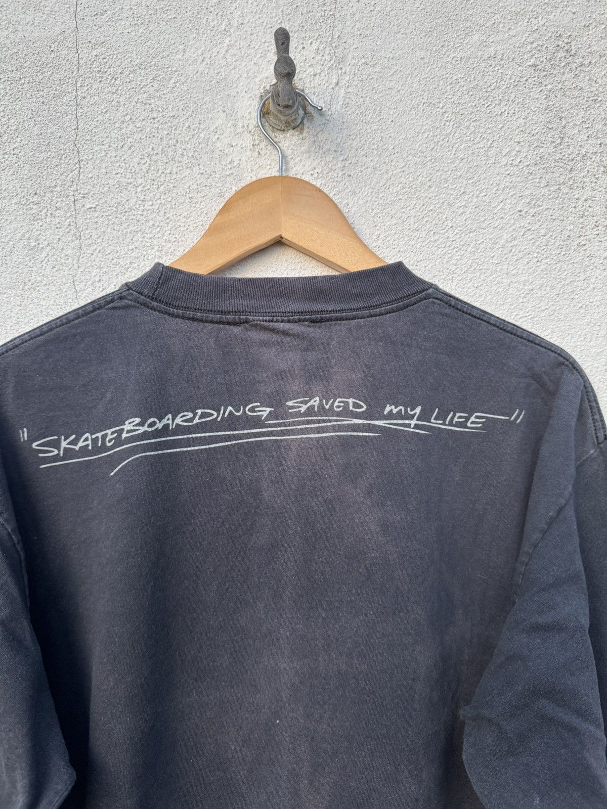 Black Label Vintage Sun Faded Black Label Mike Vallely 3:16 Skate Tees Size US L / EU 52-54 / 3 - 5 Thumbnail