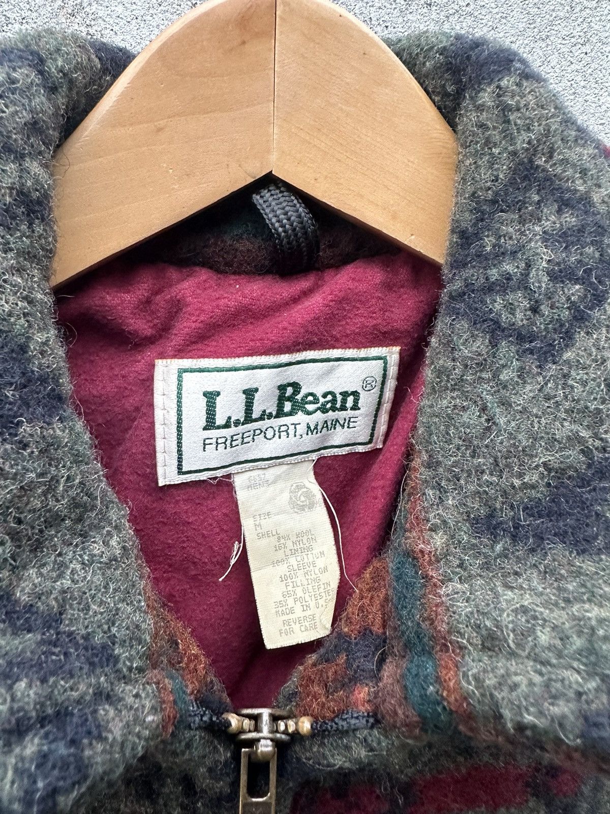 L.L. Bean Vintage 80s LL bean wool native jacket Size US M / EU 48-50 / 2 - 3 Thumbnail