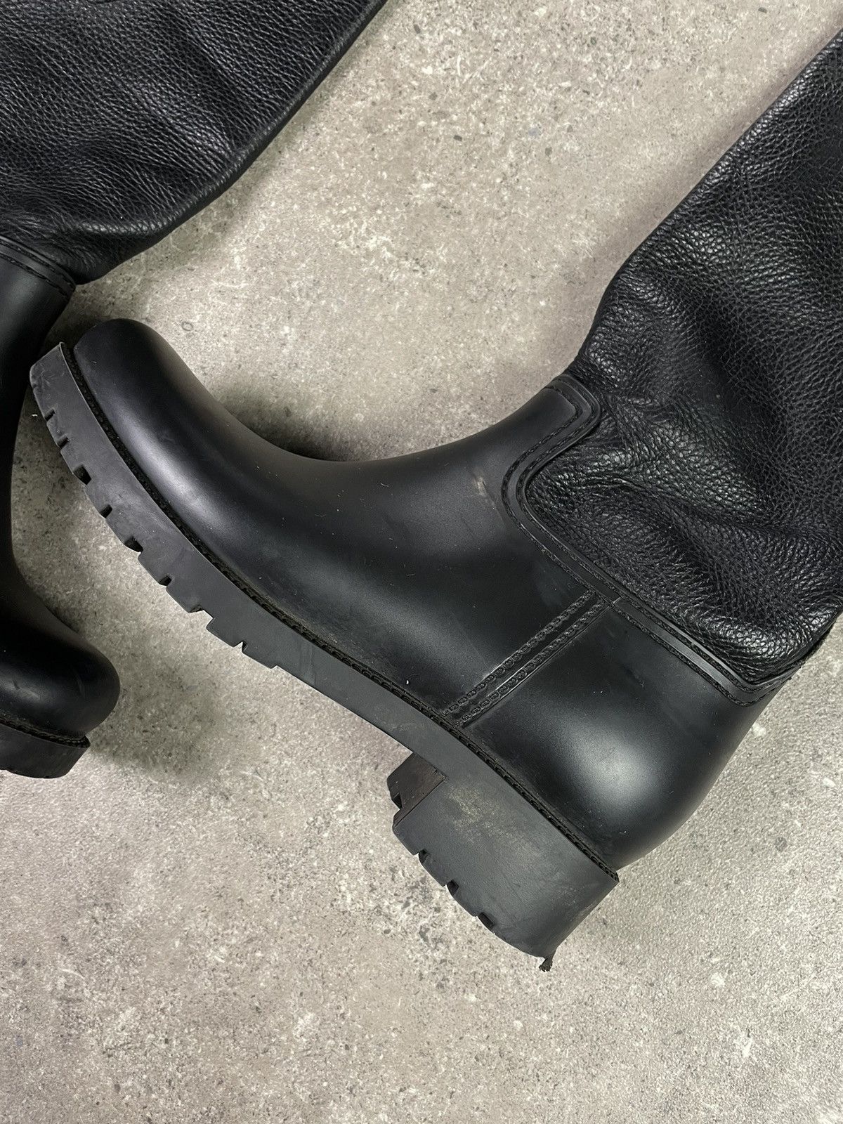 Philipp Plein × Vintage Vintage Y2K Philipp Plein Skull Leather Boots Size US 8 / IT 38 - 4 Thumbnail