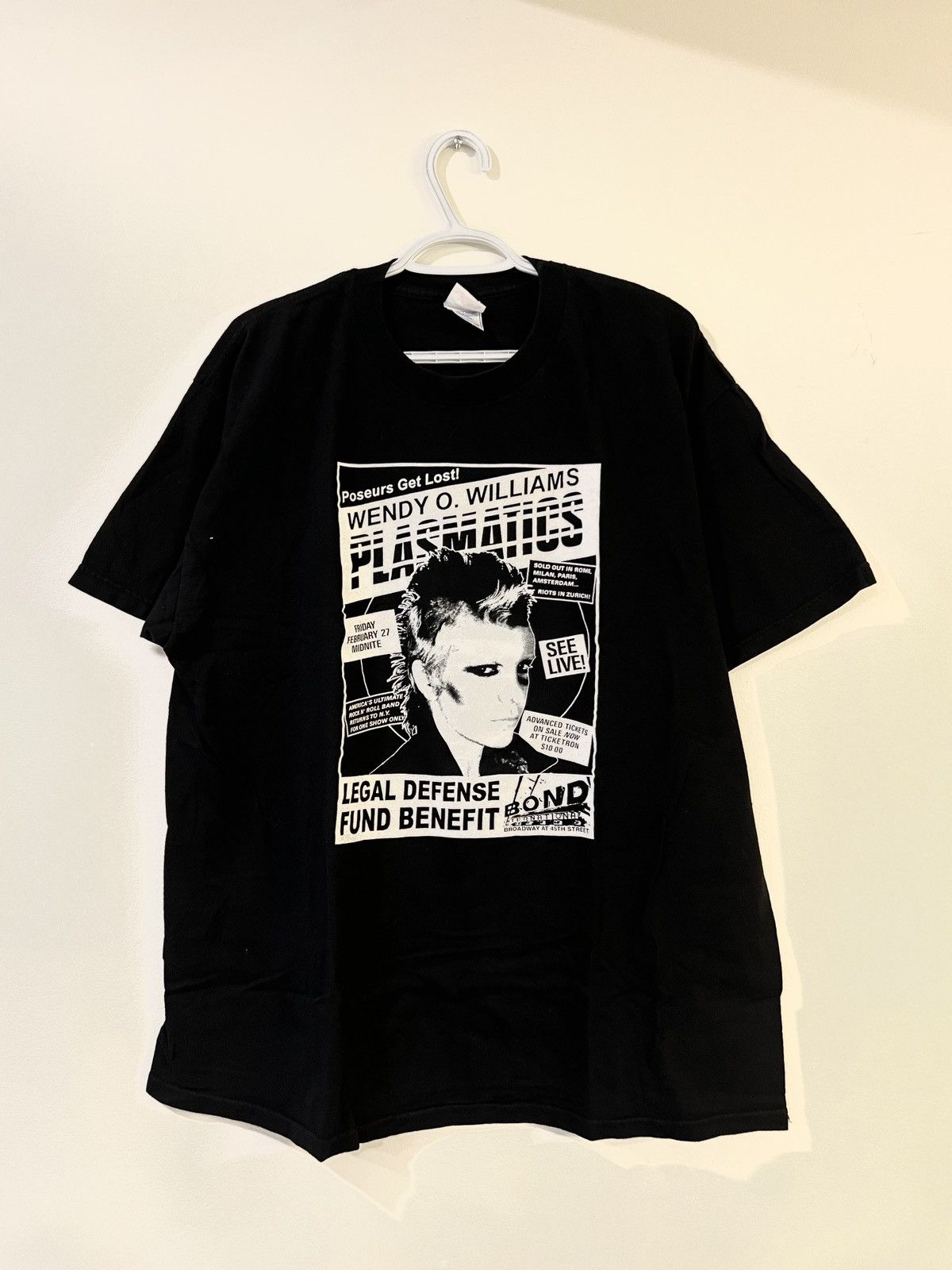 Band Tees × Vintage Vintage Y2K Plasmatics Rock Band Tee Size US XL / EU 56 / 4 - 1 Thumbnail