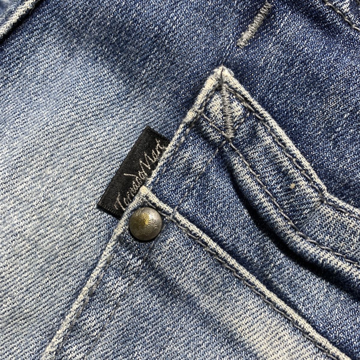 Tornado Mart Distressed Tornado Mart ifsix LGB KMRII Washed Jeans Pant Size US 32 / EU 48 - 13 Thumbnail