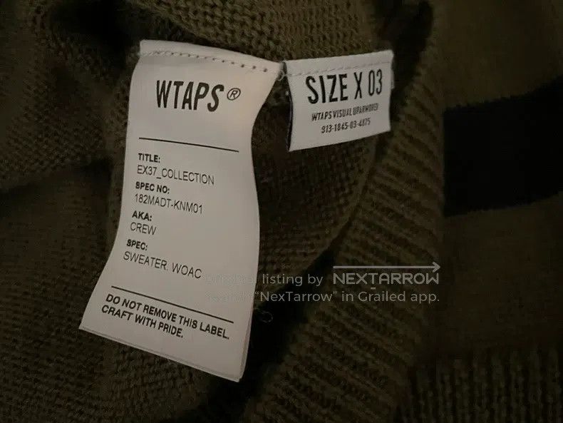 Wtaps Wtaps Knit round-neck sweater Size US L / EU 52-54 / 3 - 9 Thumbnail