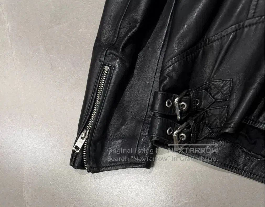 Diesel Diesel Men's Biker Black Leather Jacket. Size US L / EU 52-54 / 3 - 7 Thumbnail