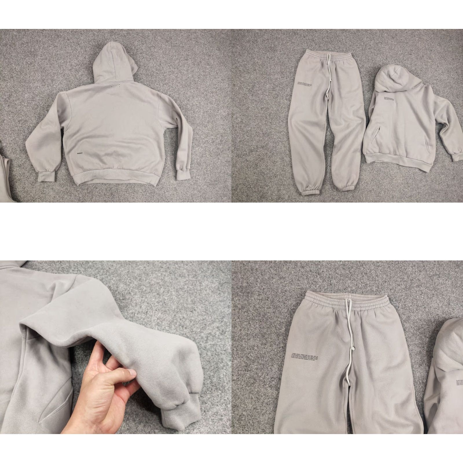 Pangaia Pangaia Tracksuit Hoodie Pants Organic Cotton Unisex Gray S Set Size US S / EU 44-46 / 1 - 9 Thumbnail