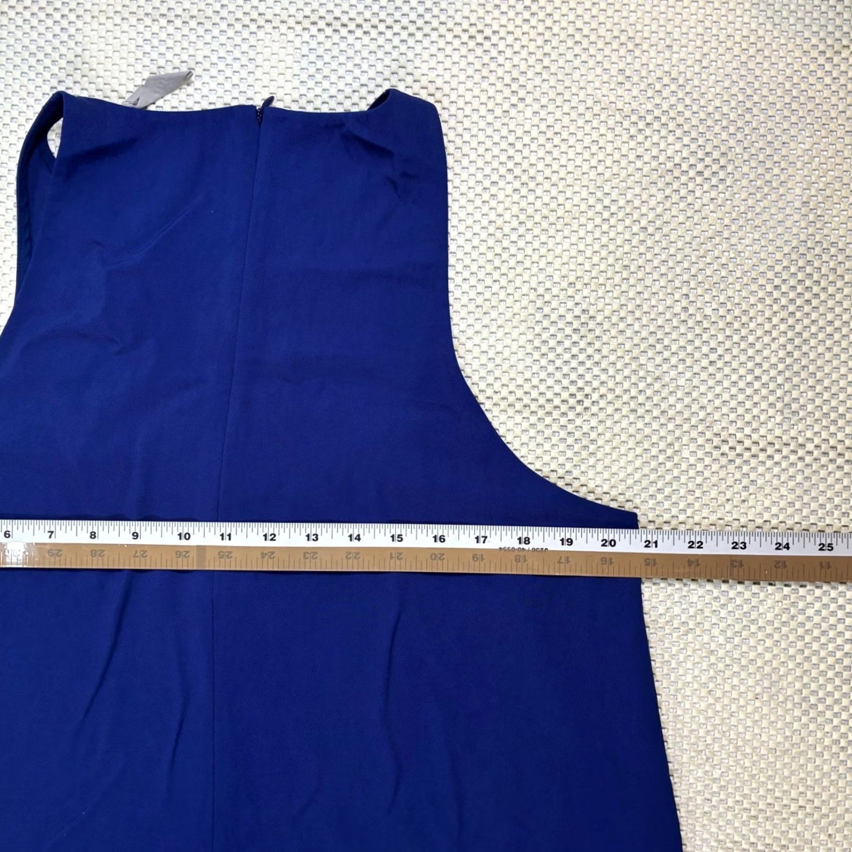 Everlane Everlane Sleeveless Tank Top Blouse Womens 14 Royal Blue Short Sleeveless Round Neck Solid Workwear Casual Summer Spring Size XL / US 12-14 / IT 48-50 - 7 Thumbnail