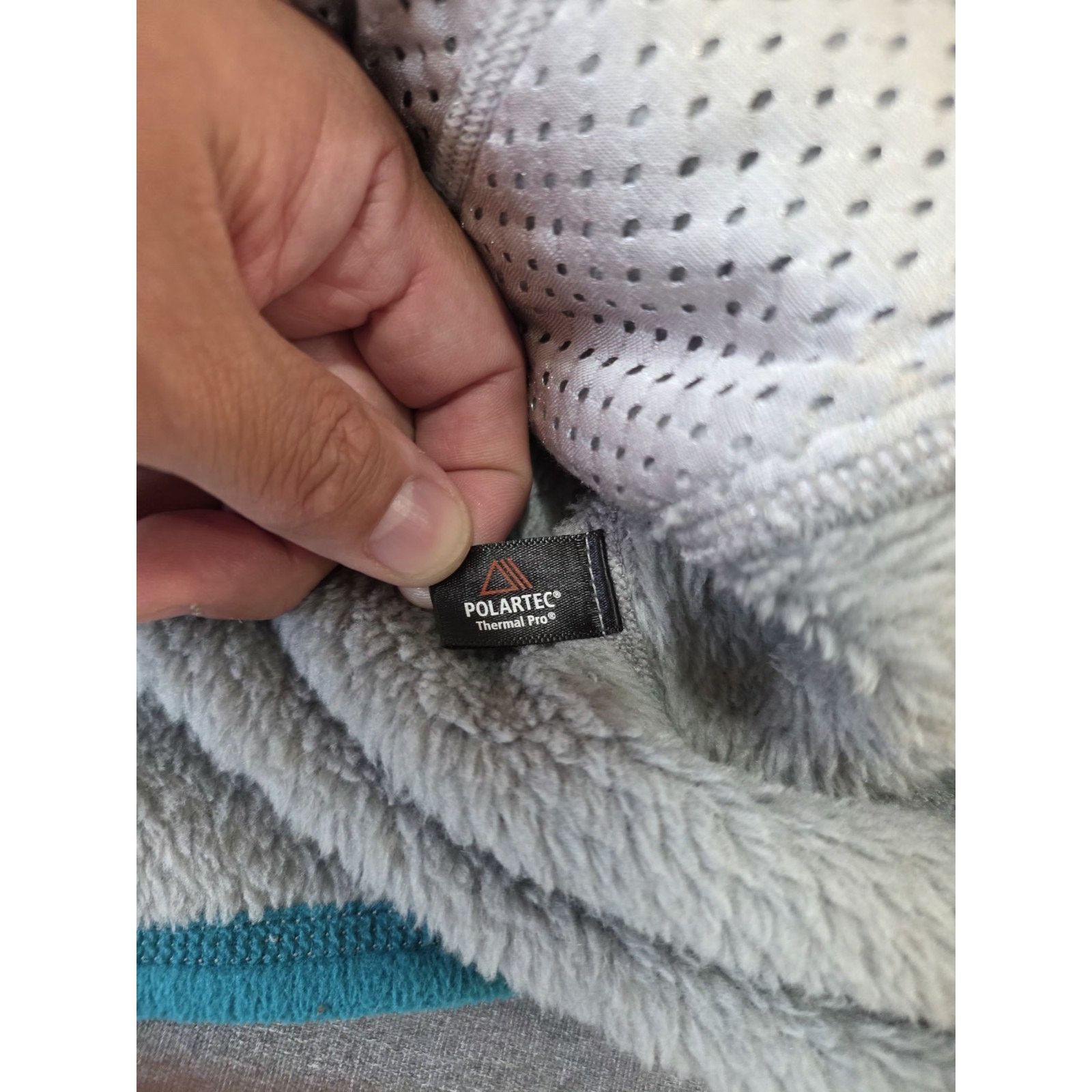 Patagonia Patagonia Jacket Womens M Gray Blue Polartec Re-Tool Snap Size M / US 6-8 / IT 42-44 - 4 Thumbnail