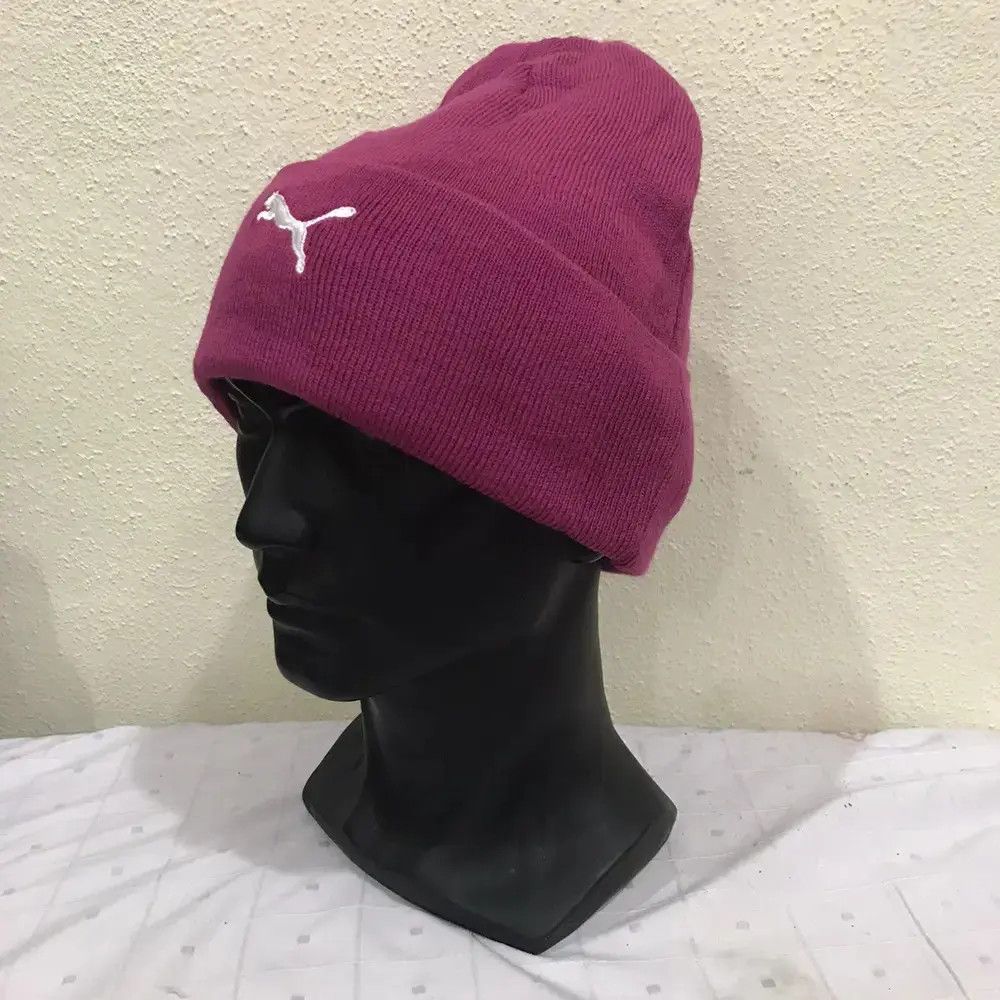 Puma × Vintage Puma Small Logo Beanie Hat Size ONE SIZE - 3 Thumbnail
