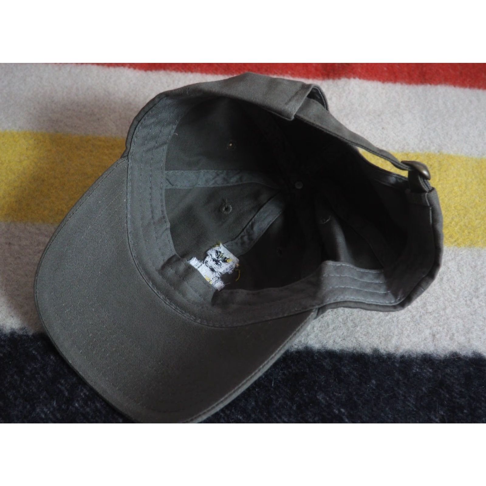 KEEN VTG Keen Footwear Robot Outdoor Olive Adjustable Strapback Dad Cap Hat Mens Olive Green Cotton Baseball Cap Size ONE SIZE - 2 Thumbnail