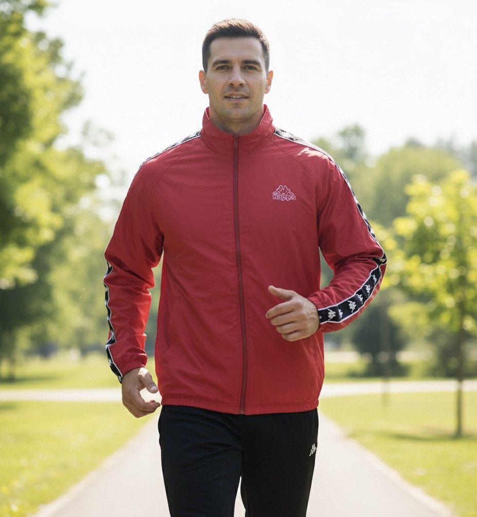 Kappa Kappa Big Logo Back Spell Out Windbreaker Track Jacket Size US L / EU 52-54 / 3 - 1 Thumbnail