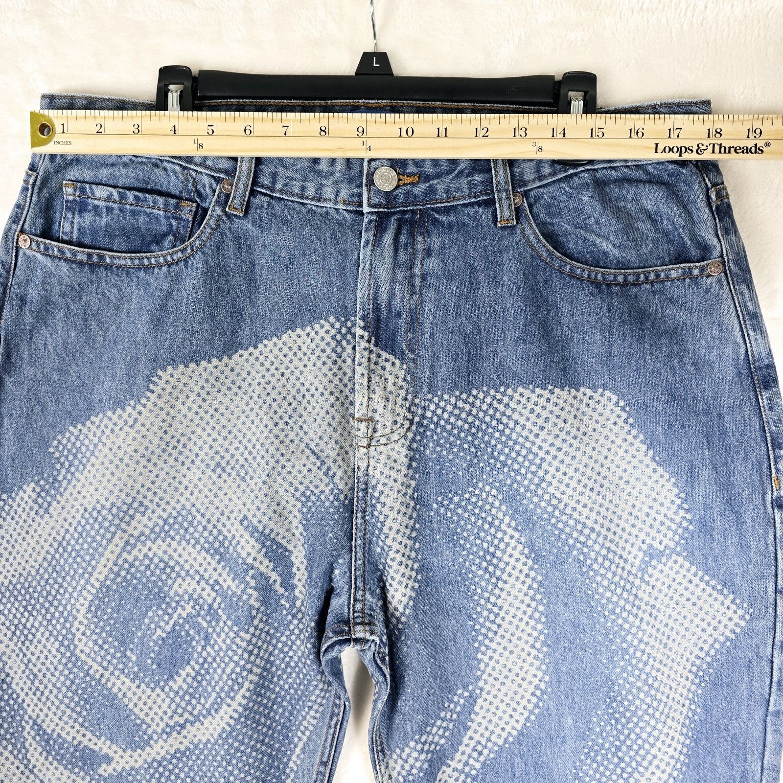 Market Chinatown Market Rose Parade Straight Leg Jeans XL 36x30 Size US 36 / EU 52 - 10 Thumbnail