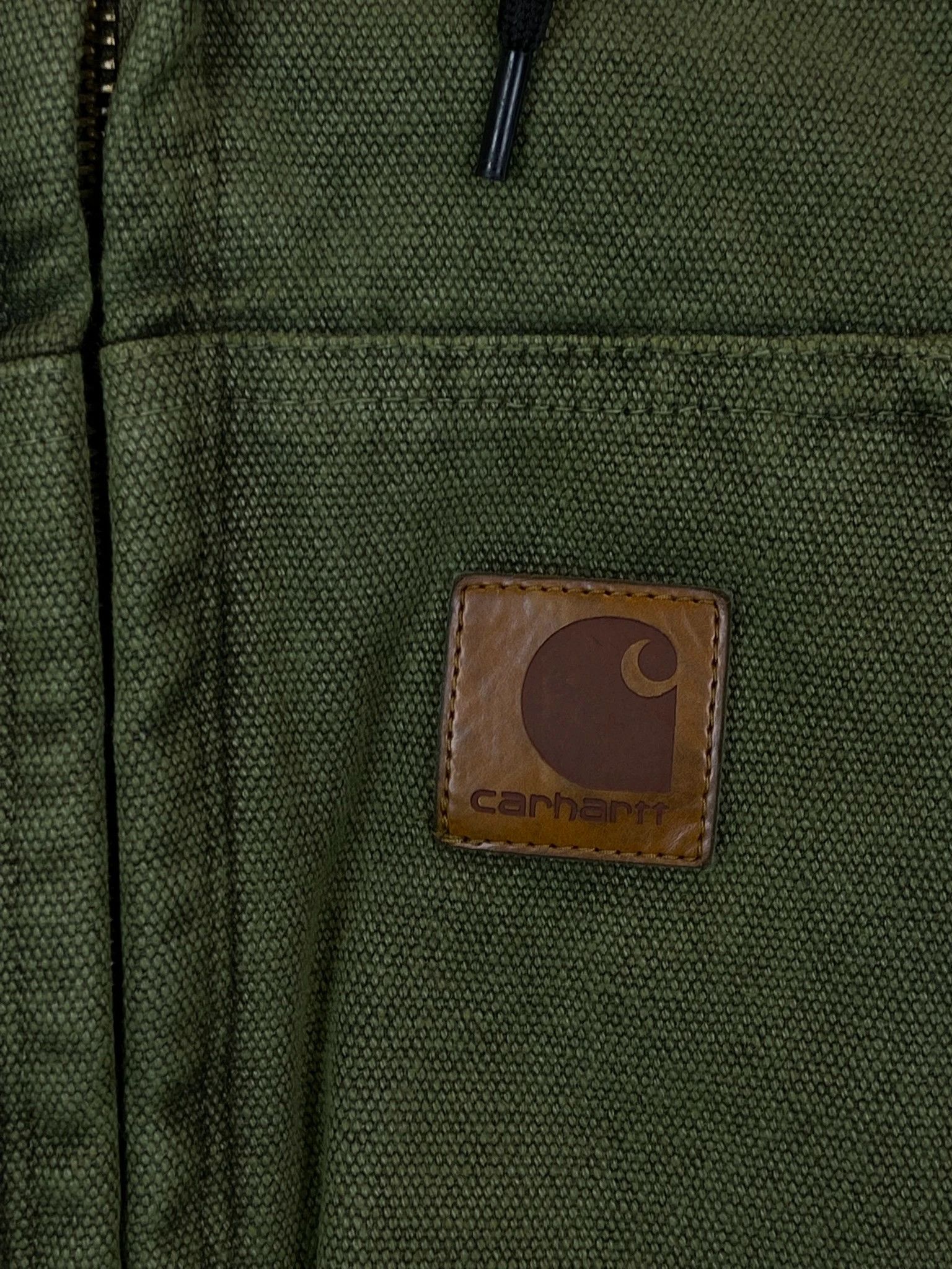 Carhartt Vintage Carhartt Green Hooded Zip Jacket Size XL Size US XL / EU 56 / 4 - 3 Thumbnail