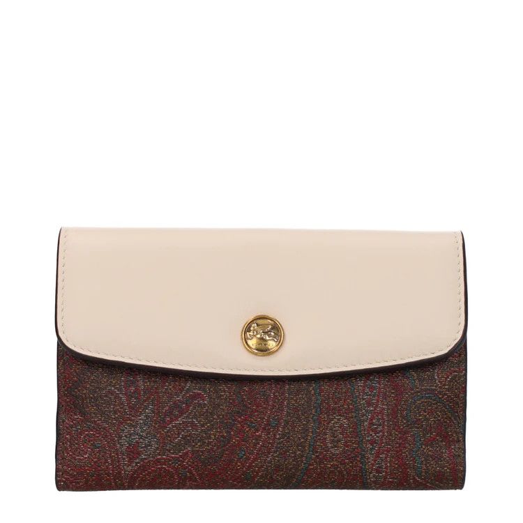 Etro ob1o1e1024 Size: OS / Fabric Wallet in Beige & Brown Size ONE SIZE - 1 Thumbnail