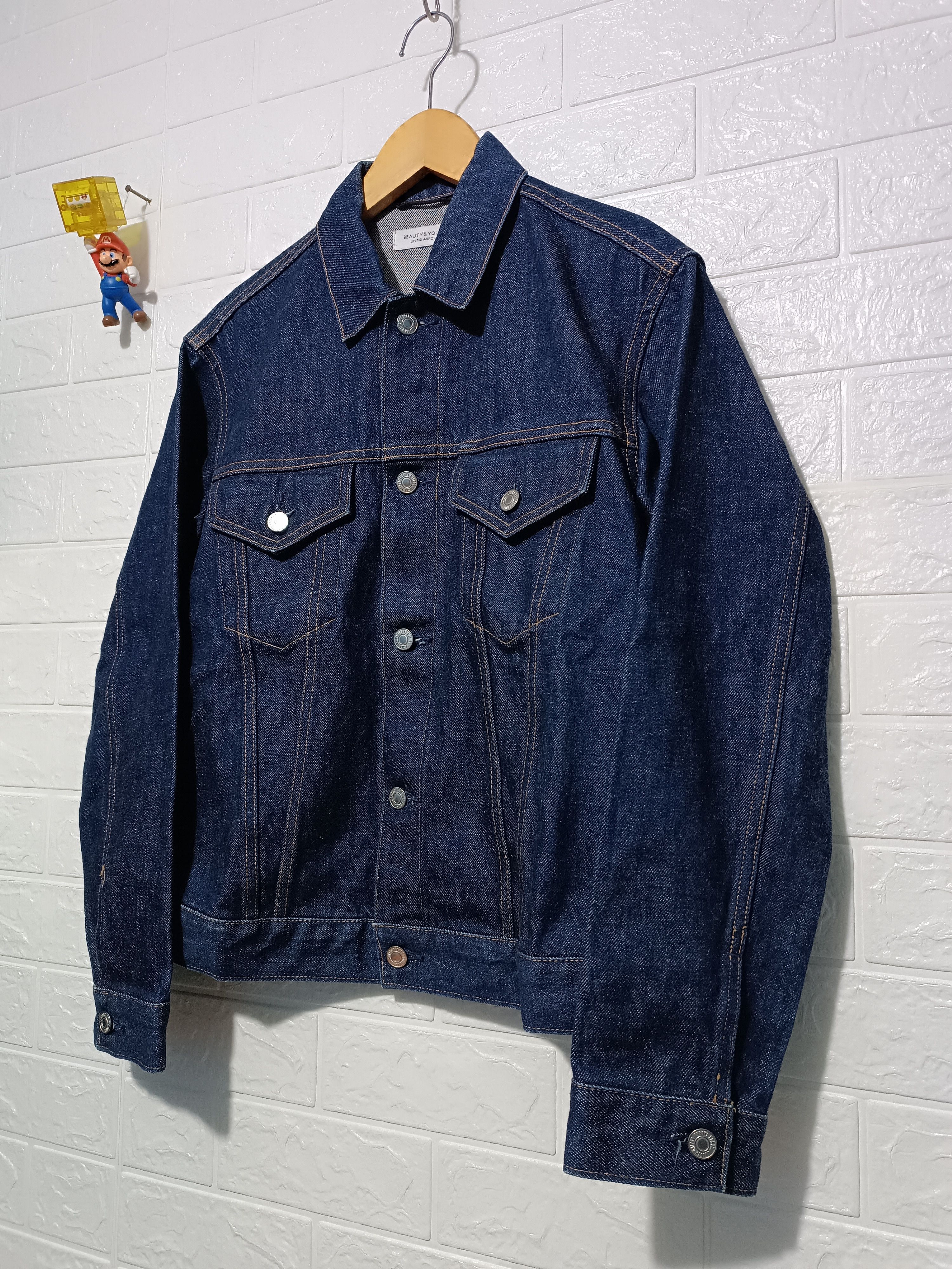 United Arrows United Arrows Trucker Denim Jacket Indigo Selvedge Size US M / EU 48-50 / 2 - 5 Thumbnail