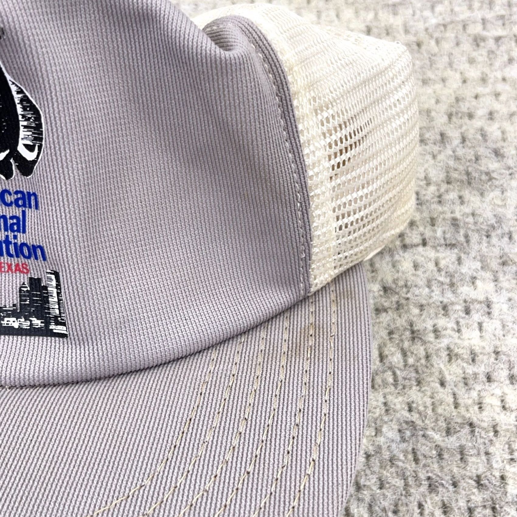 Vintage VINTAGE Election Trucker Hat Cap Made In USA Republican 80s Elephant Convention Hat Adjustable Gray Men Size ONE SIZE - 3 Thumbnail