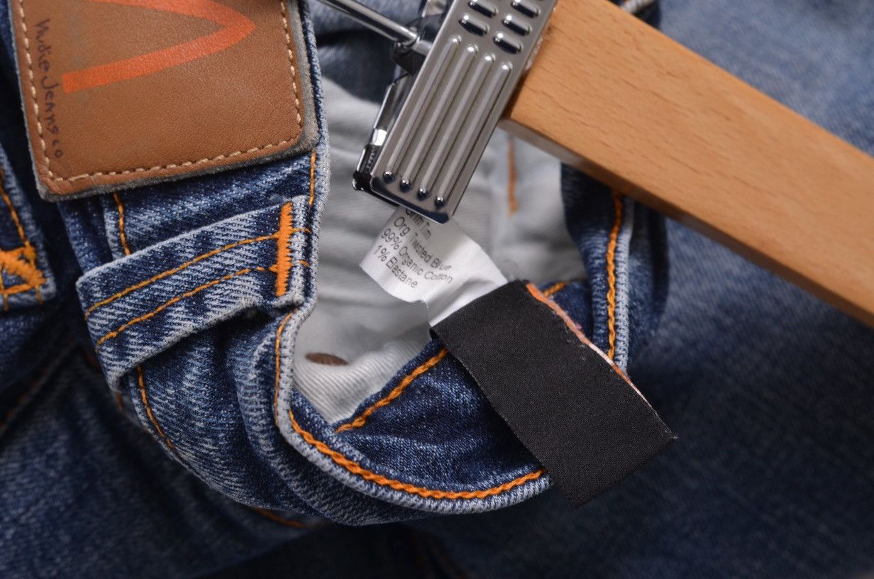 Nudie Jeans Nudie Jeans Grim Tim Org. Twisted Blue Denim Pants 30 Size US 30 / EU 46 - 5 Thumbnail