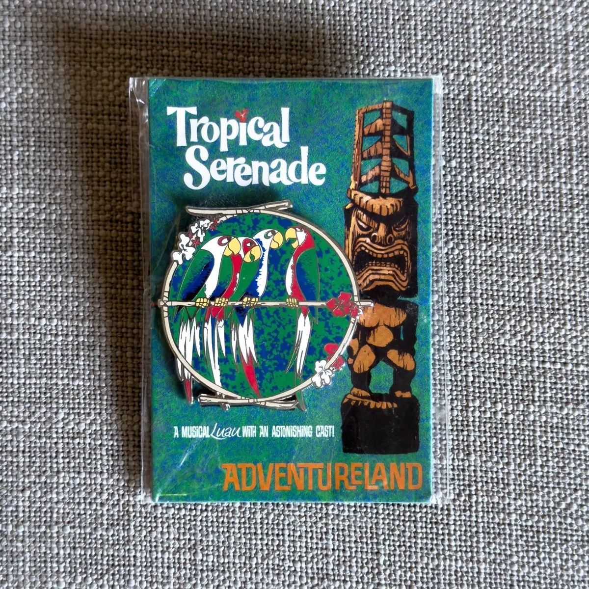 Disney Poster Tropical Serenade Pin Tiki Room Adventureland Size ONE SIZE - 3 Thumbnail