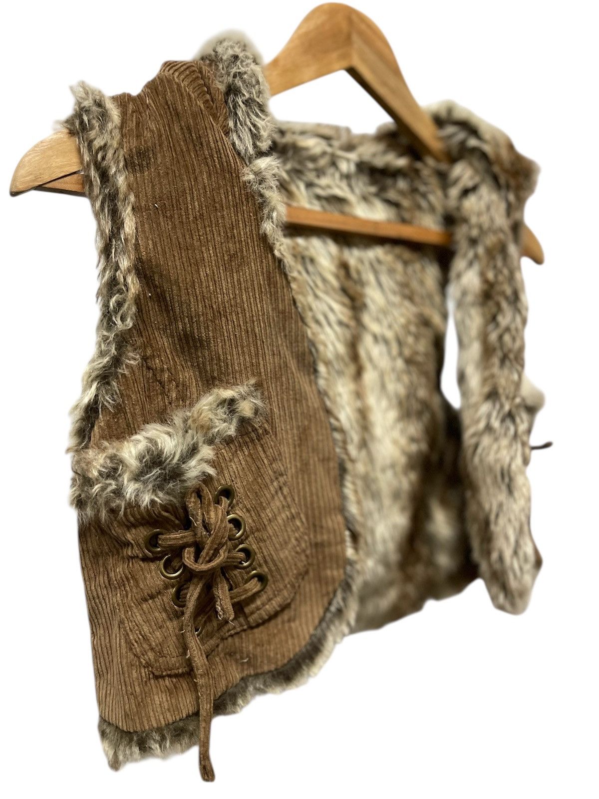 If Six Was Nine If Six Was Nine × L.G.B Ghost Of Harlem Faux Fur Vest Jacket Size S / US 4 / IT 40 - 3 Thumbnail