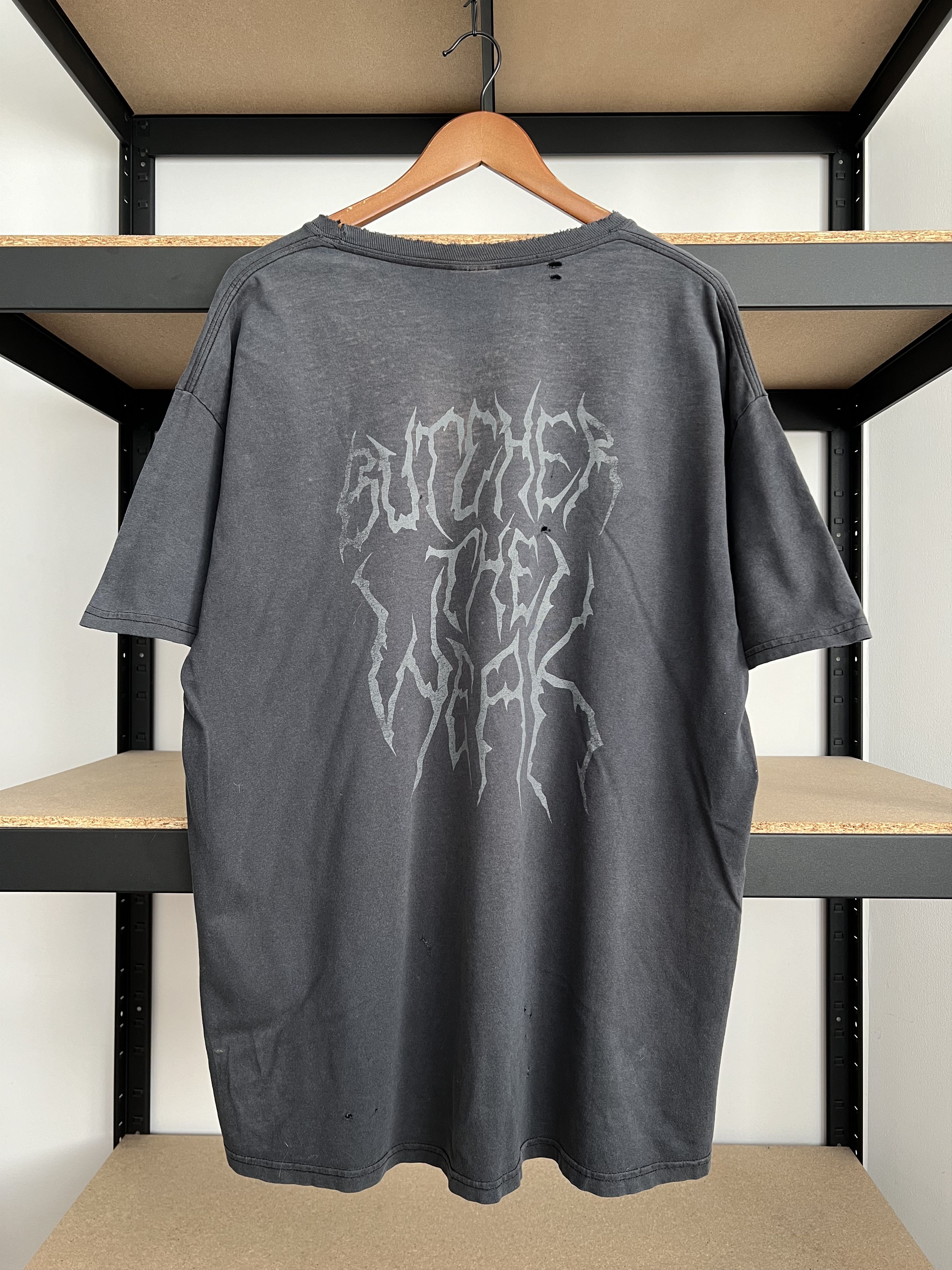 Band Tees Vintage 2000s Devourment Butcher the Weak Death Metal Tshirt Size US XL / EU 56 / 4 - 3 Thumbnail