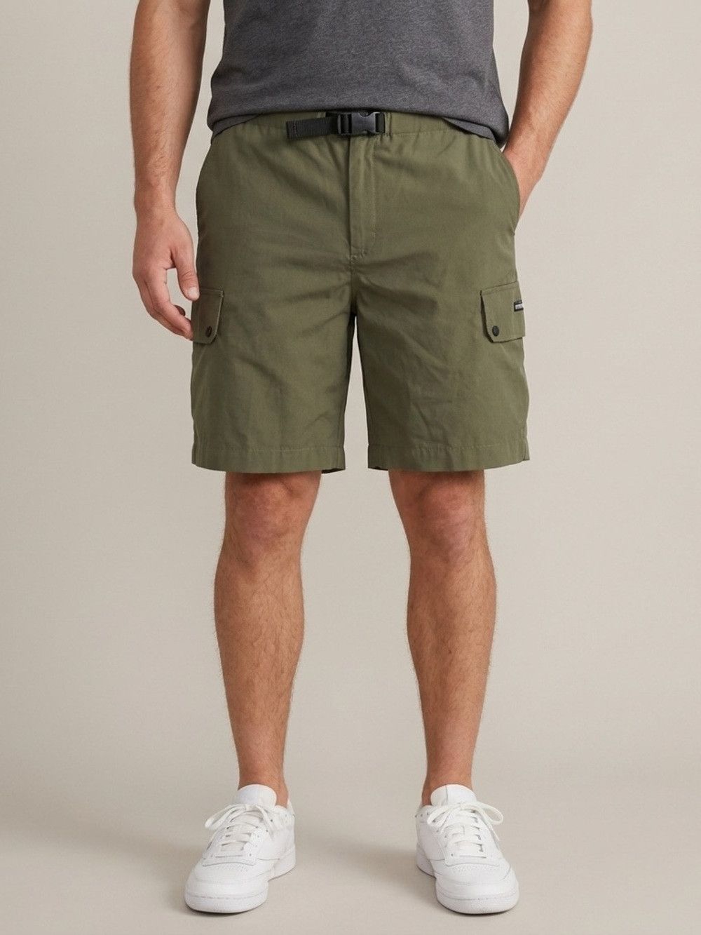 Vintage Vintage Modrobes Khaki Cargo Shorts - Medium 🇨🇦 Size US 35 - 1 Thumbnail