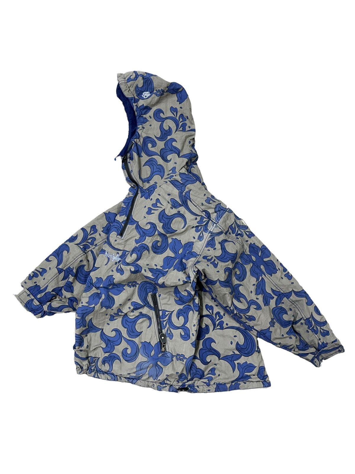 Beauty Beast × Japanese Brand × Vintage Vintage Floral Paisley Print Anorak Ski Jacket Size US XL / EU 56 / 4 - 2 Thumbnail