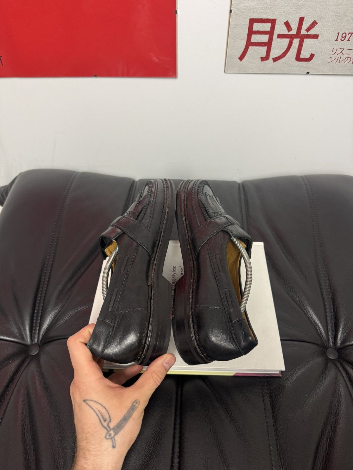 Leather Rare Vintage Avant Garde Platform Derby Boots Grail Loafers Size US 9 / EU 42 - 6 Thumbnail