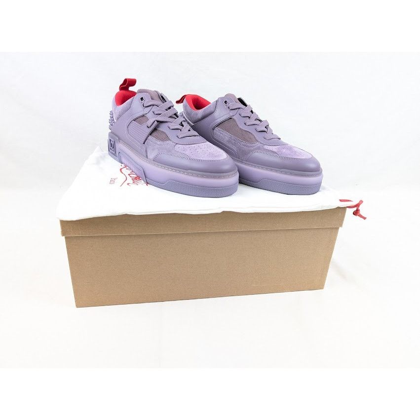 Christian Louboutin o1rshd1 Astroloubi Flat Low-Top Sneakers in Parme Size US 12 / EU 45 - 17 Thumbnail