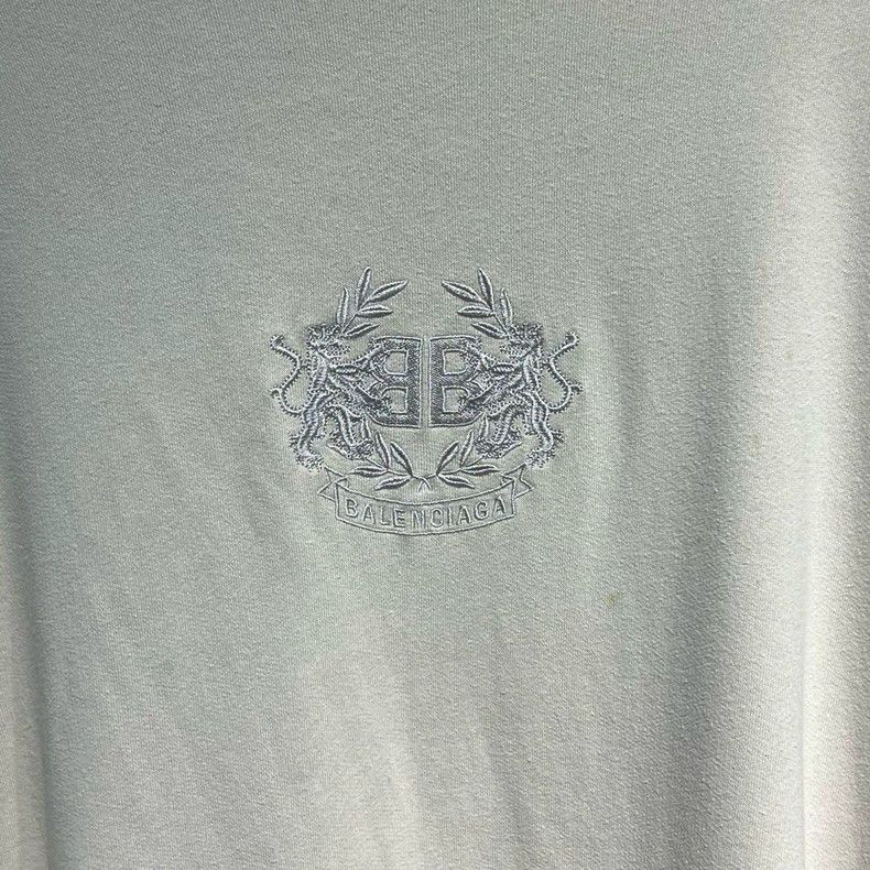 Balenciaga Balenciaga Double B Wheat Pattern Embroidered Hooded Sweat Size US XS / EU 42 / 0 - 3 Thumbnail