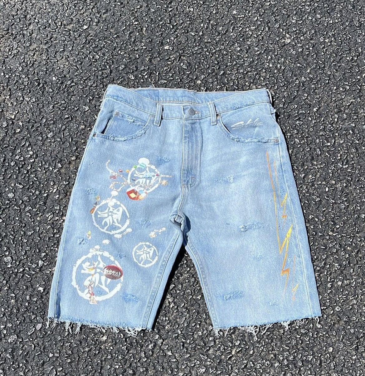 Custom SL Distressed Jorts